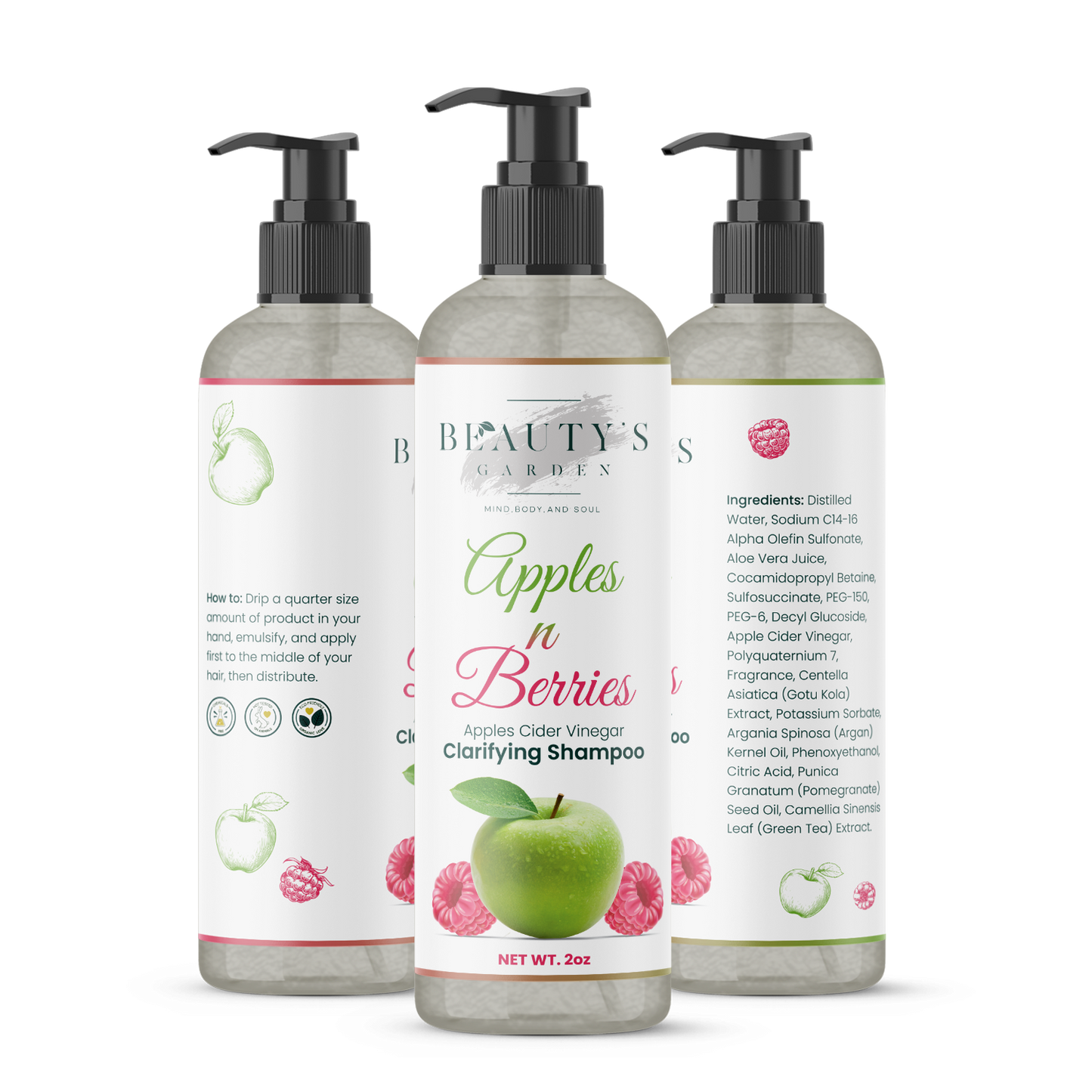 Apples and Berries Apple Cider Shampoo